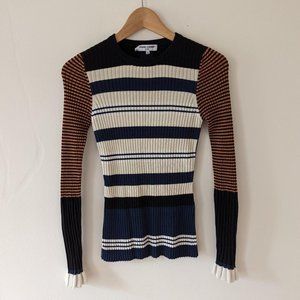 Like new Opening Ceremony long sleeve striped sweater